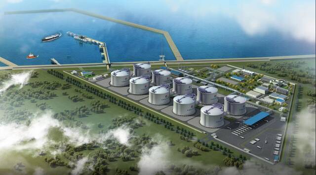 我国自主研发的全球最大容积LNG储罐开工建造