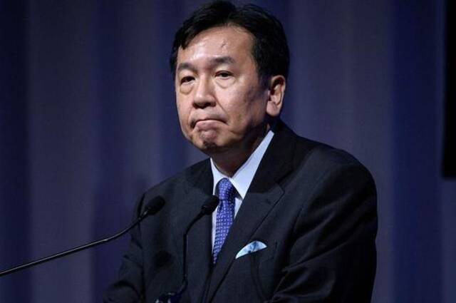 日本立宪民主党代表枝野幸男（资料图）