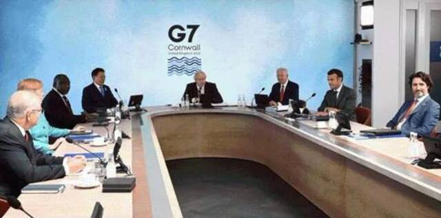 多国领导人在康沃尔参加G7峰会