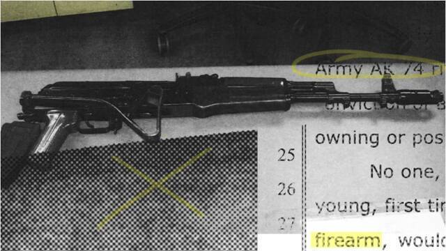 美媒曝美军基地盗枪案：26支AK-74被宪兵盗走 一支卖200美元