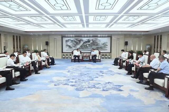 浙江省政府与中国兵器工业集团签署战略合作协议 袁家军会见合作方