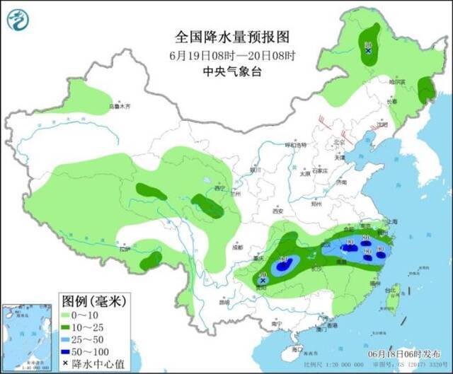 重庆贵州江南北部等地有较强降水 冷涡持续影响东北地区