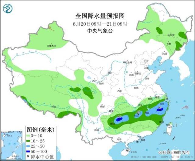 重庆贵州江南北部等地有较强降水 冷涡持续影响东北地区