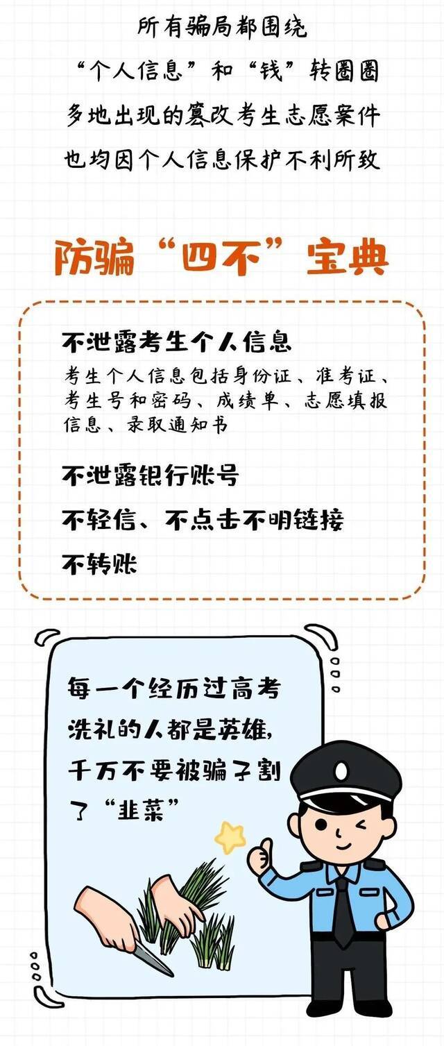 高考结束，小心！骗子开始轮班上岗，准备接招