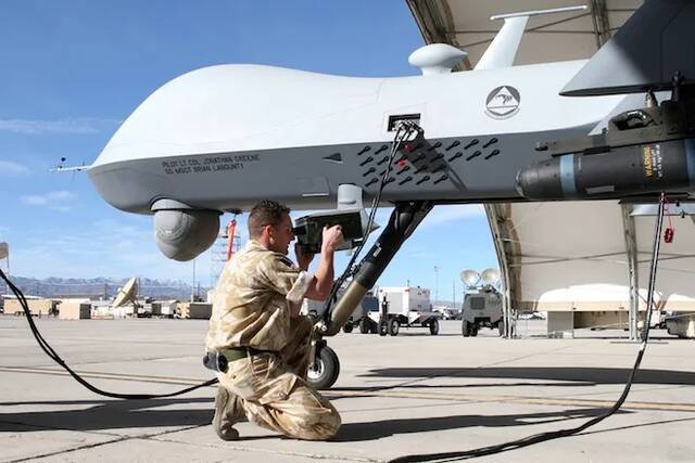 中情局下辖的无人机部署在阿富汗图源：美军