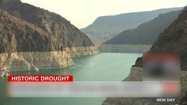 美国西部遭遇20年来最干旱天气 胡佛大坝水位达历史最低水平