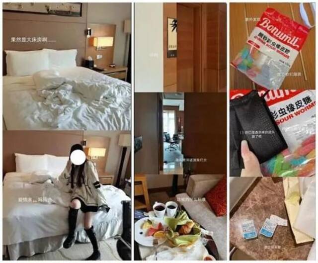 今年4月，一位“私生饭”进入艺人住过的酒店房间拍照打卡。