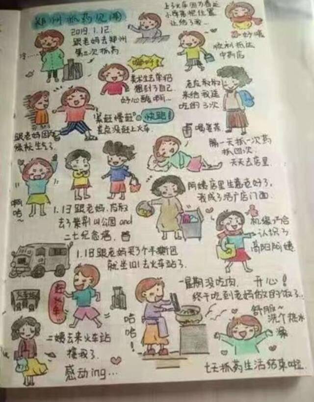 画“抗癌漫画”的河师大女孩毕业了 书记在医院给她颁发证书