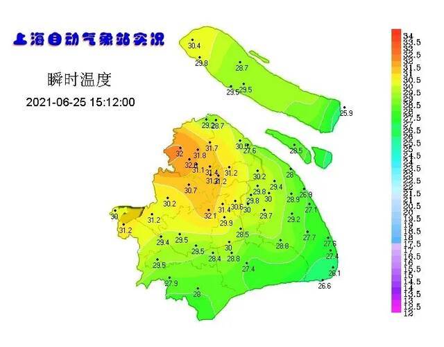 梅雨归来！上海周末各有一次中到大雨过程，伴有雷电