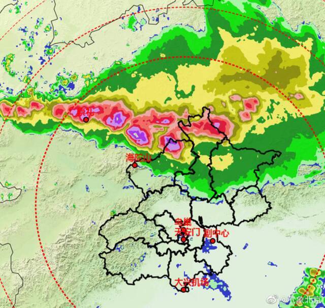 北京密云区、昌平区等多地区先后发布雷电黄色预警