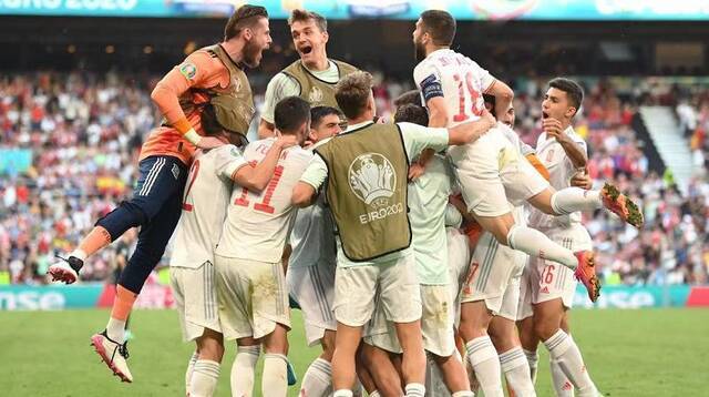 西班牙经加时赛5:3击败克罗地亚 晋级本届欧洲杯八强