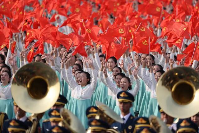 庆祝中国共产党成立100周年大会隆重举行！现场高清图来了