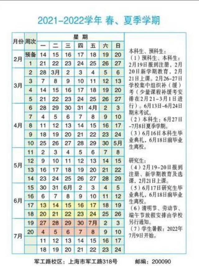 暑假来了！新学期还会远吗？沪上40所高校放假&开学时间公布