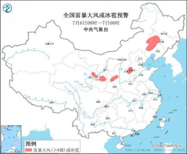 强对流天气蓝色预警：京津冀等地部分地区将有短时强降水