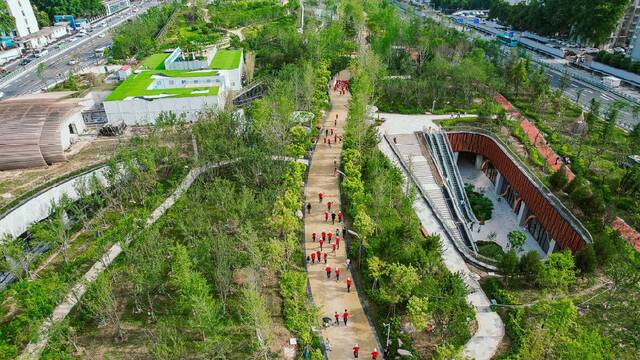 全国最大城市林带建设项目——西安幸福林带项目正式开放