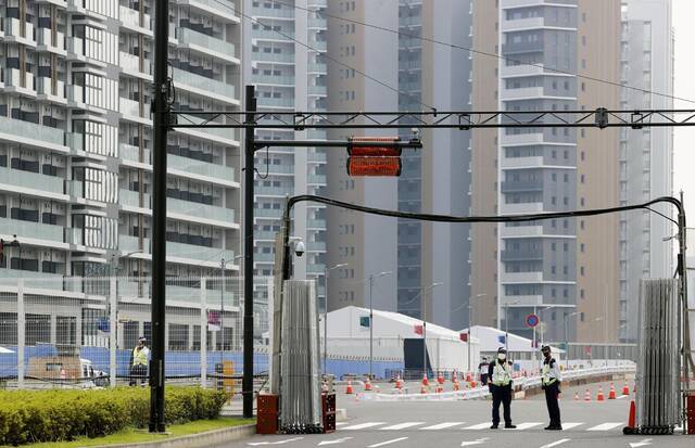 当地时间2021年7月7日，日本东京，已经建成的东京奥运会运动员村。图/IC photo