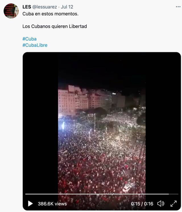 俄媒发现：古巴爆发抗议活动前后，“反古巴政府水军”浮现，推特“视而不见”