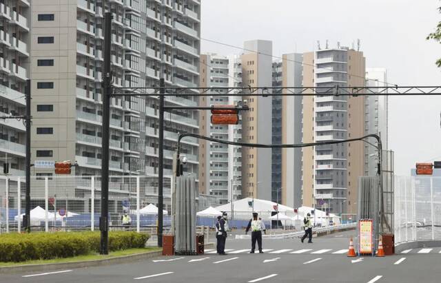 △当地时间7月13日，东京奥运村（图片来源/视觉中国）