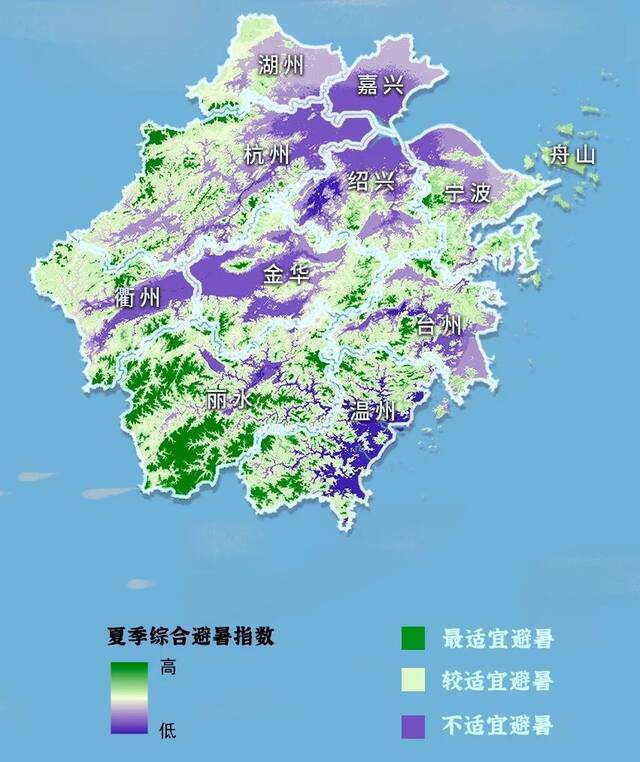 “炎”值火爆的三伏天，浙江避暑地图来啦~