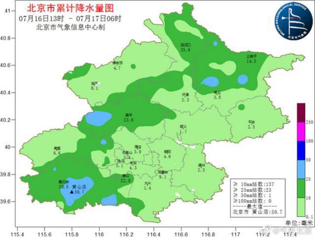 北京暴雨蓝色预警中，今日阴有中雨，伴有雷电！