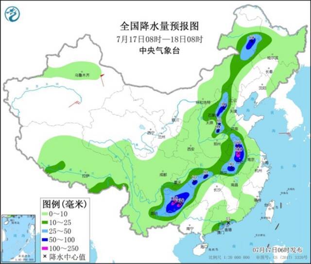 华北黄淮等地再迎强降雨 南方高温范围缩减 闷热持续