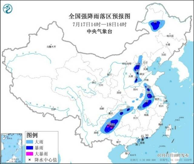 继续发布暴雨黄色预警！北京西部有大到暴雨