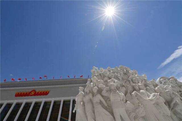 这是中国共产党历史展览馆（6月18日摄）。新华社记者岳月伟摄