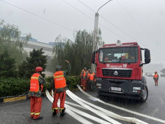 河北消防已抵达河南汤阴 正处置当地险情