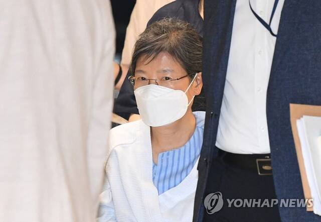7月20日，朴槿惠为治病入住首尔圣母医院（图源：韩媒）