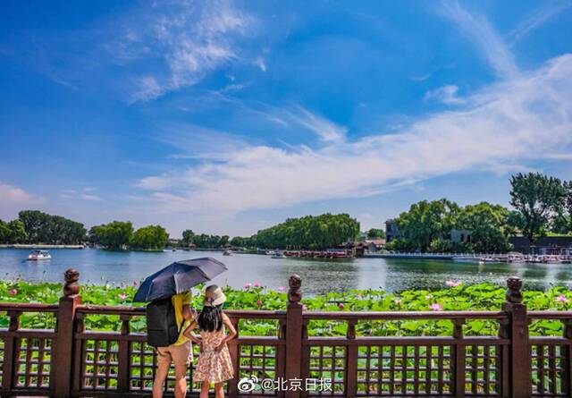 北京盛夏美景上线 北京高颜值蓝天白云