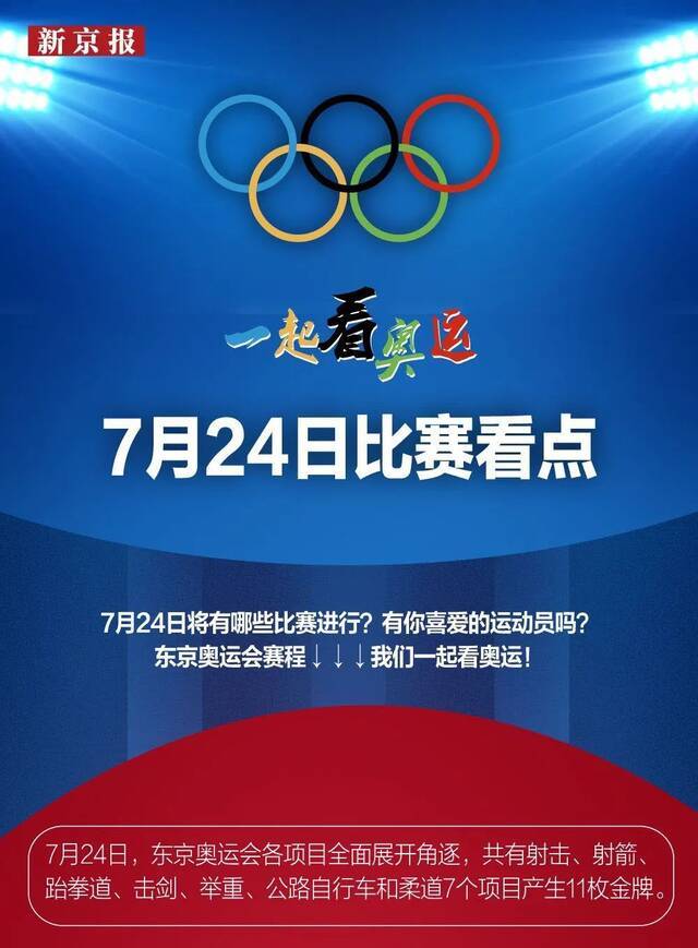 今日奥运比赛看点：中国队冲击首金