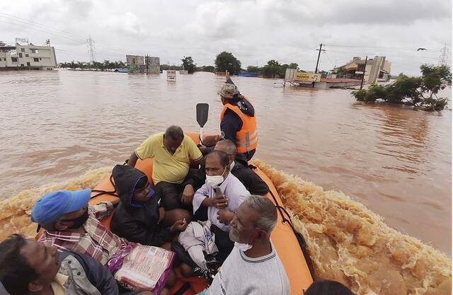 印度西部暴雨引发的灾害已致164人死亡