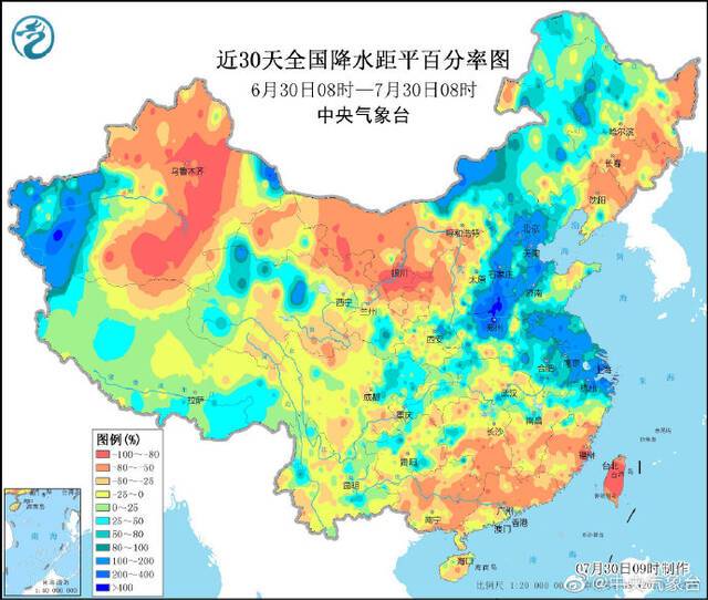 中央气象台：未来10天，降雨主要出现在华北东部、东北地区等地