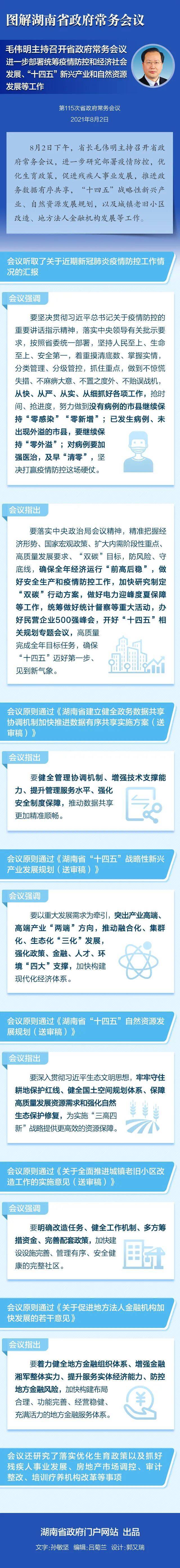 图解  毛伟明主持省政府常务会议：进一步部署统筹疫情防控和经济社会发展等工作