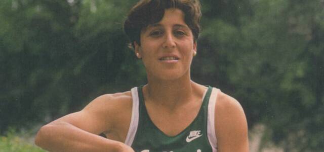 西班牙跨栏选手Maria Martínez-Patiño。