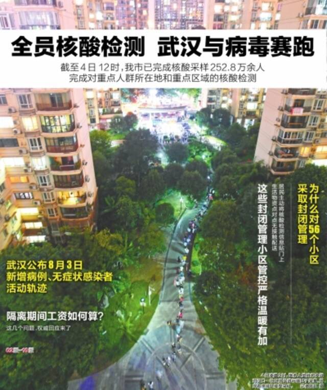 全员核酸检测 武汉与病毒赛跑