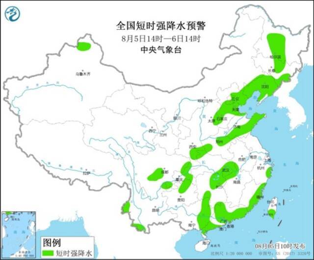 强对流天气预警：京津冀等15省区市有雷暴大风或冰雹