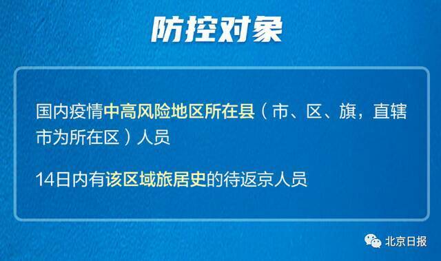 中高风险区进返京政策发布后，哪些人受限？最新梳理