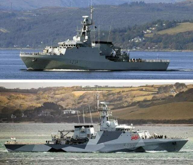 英军“斯佩”号和“添马”号巡防舰号称要永驻亚太
