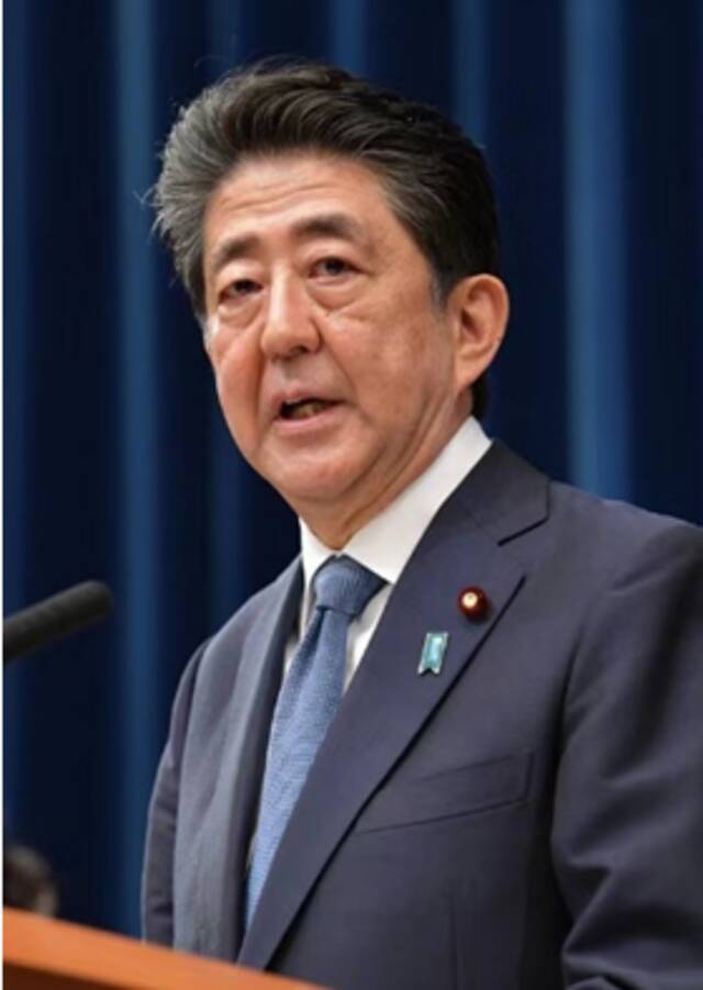 日本前首相安倍晋三资料图（图片来源：外媒）