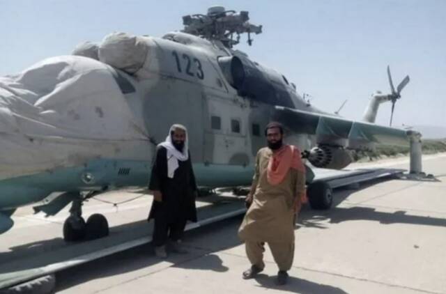 8月11日，阿富汗塔利班缴获了1架印度于两年前赠送给阿富汗政府军的米-35攻击直升机