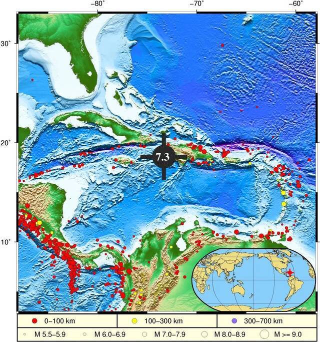 海地地区突发7.3级强震！震中在陆地！