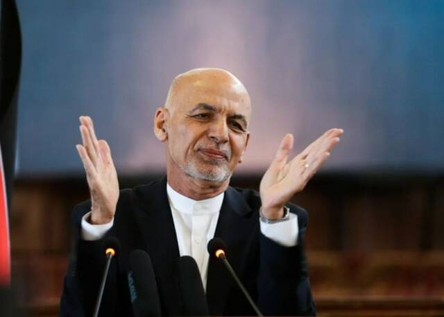 资料图：阿富汗总统加尼（Ashraf Ghani）。图/IC photo