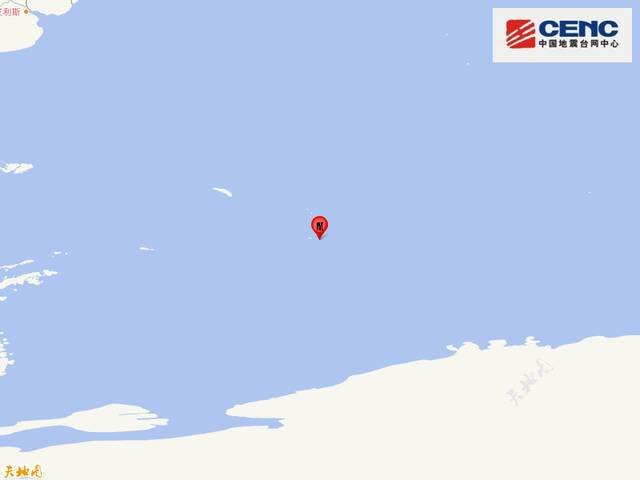南桑威奇群岛发生5.9级地震，震源深度80千米