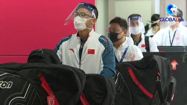 全球连线丨中国残奥代表团首批队伍抵达东京