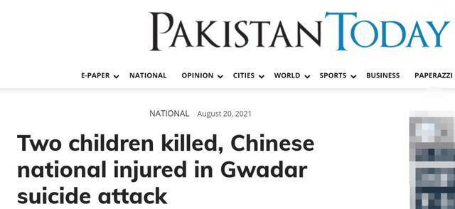 《今日巴基斯坦报》报道截图