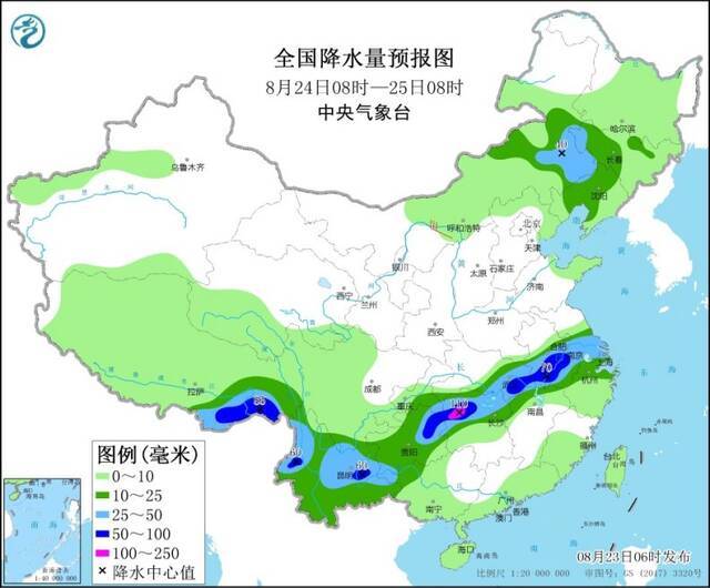 强降雨带南压 湖北湖南等地暴雨如注