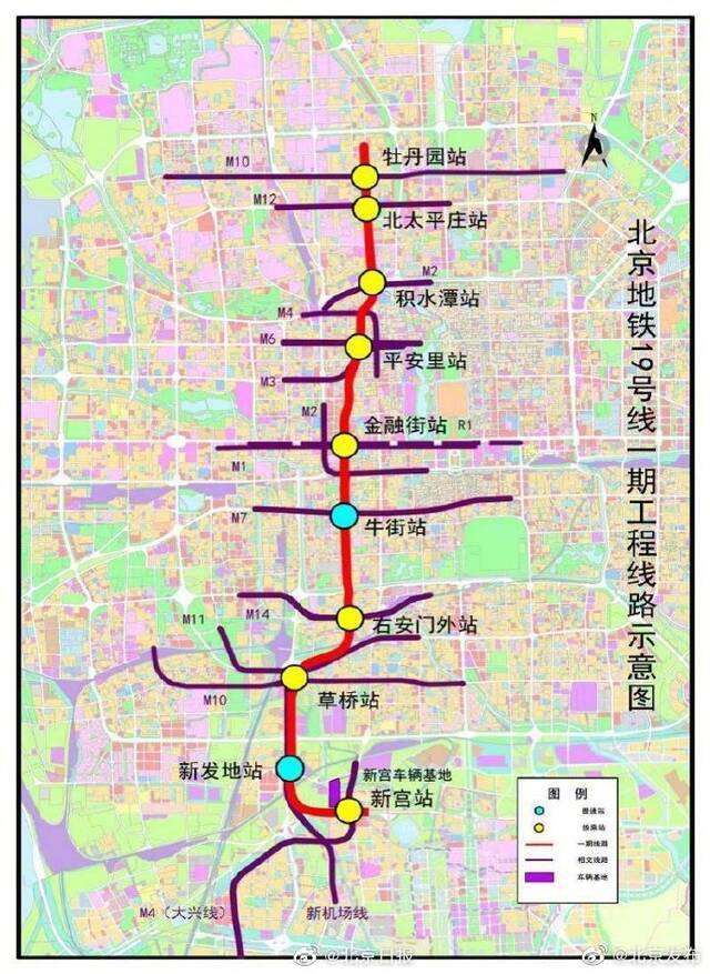 北京年底将添一条大站快车贯通南北地铁