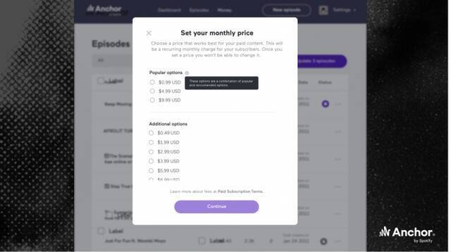 Spotify播客订阅服务现在向所有美国创作者开放