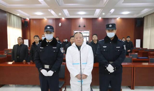 2020年12月，雷志强受贿、巨额财产来源不明案一审宣判。图片来源：庆阳市中级人民法院微信公众号